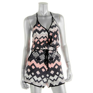 Charlie Jade Halter Sleeveless Romper Size Medium